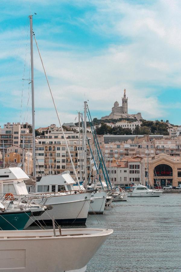 Cocon Chic Du Vieux Port - Clim Lägenhet Marseille Exteriör bild